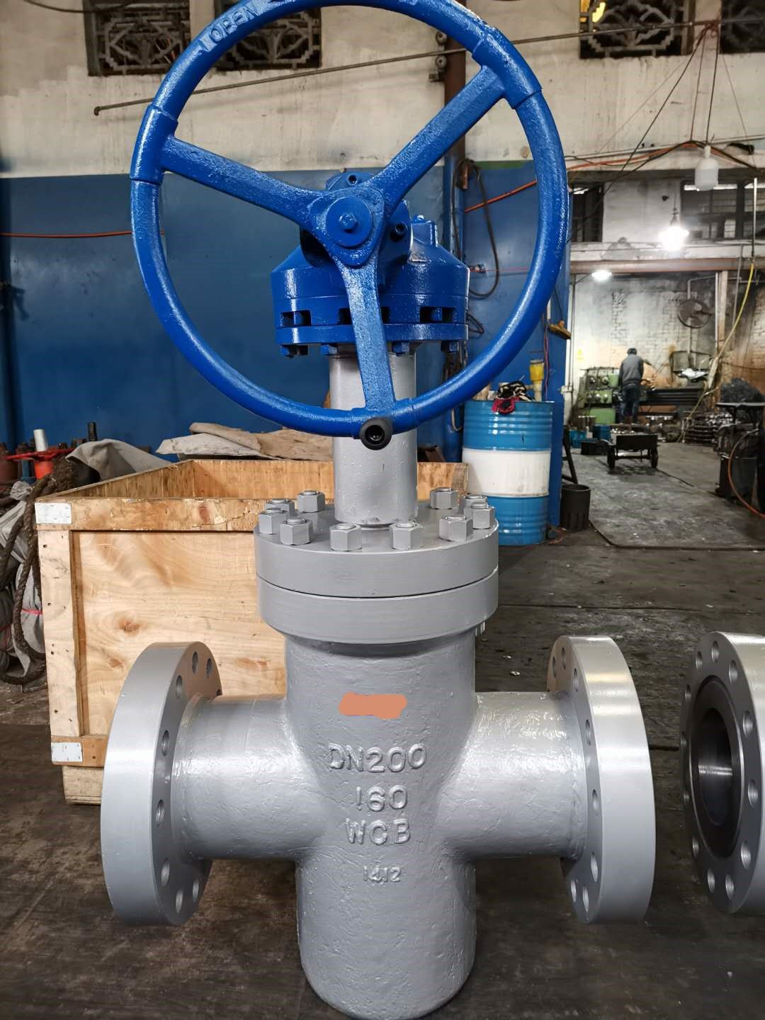 CHVJ滄海ZF543Y-250大口徑齒輪傳動(dòng)高壓硬密封平板閘閥